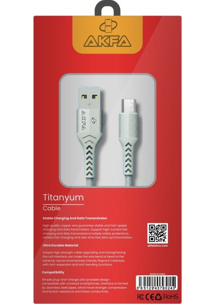 3.2 Hızlı Şarj Kablosu Silikon micro