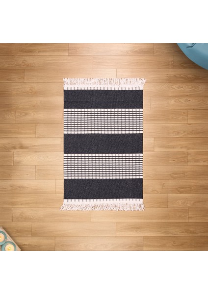 Soft Amari Çift Taraflı Mutfak Halısı - Ekru - 60X90 cm