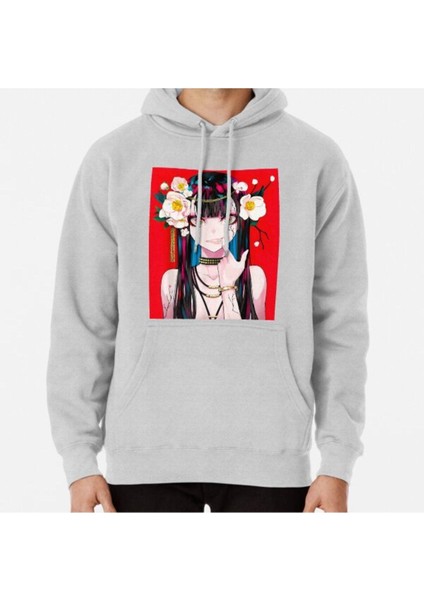 Anime Girl Japanese Aesthetic Anime Otaku Gift Baskılı Sweatshirt