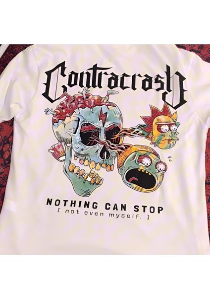 Skull Baskılı Oversize Erkek T-Shirt