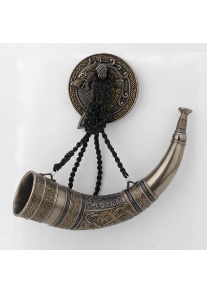 Veronese Serisi-Wise Karışık-Viking Korna-36*30*11 cm -JWU77822Y4– Dekoratif Obje ve Koleksiyonluk Model