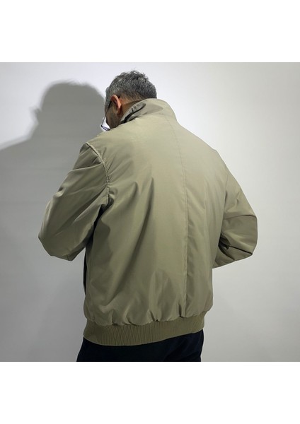 Oversize Fermuarlı Erkek Bomber Mont