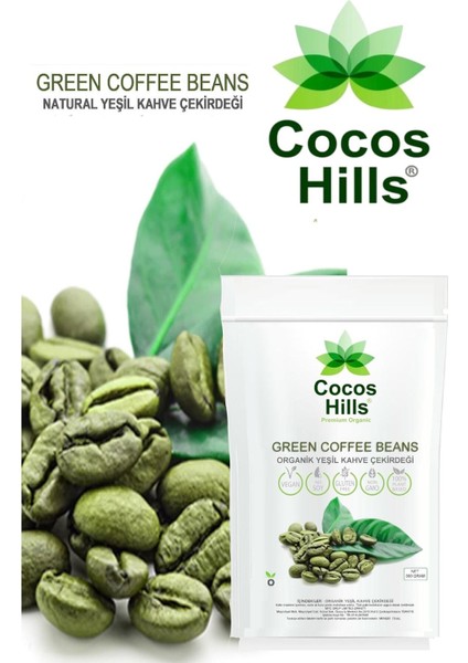 Green Coffee Beans Yeşil Kahve Çekirdeği 1500 gram