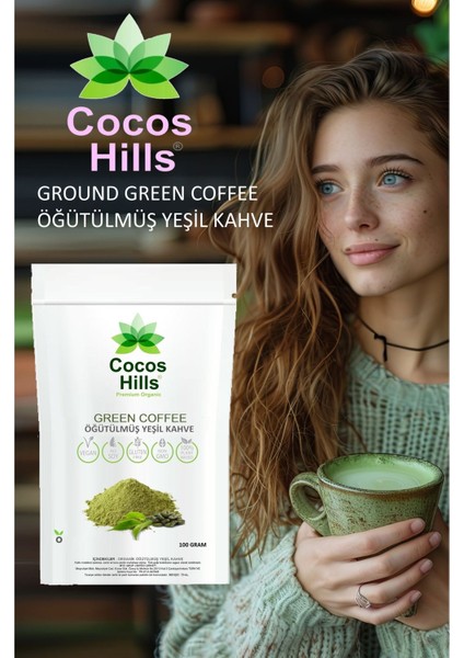 Ground Green Coffee Öğütülmüş Yeşil Kahve 750 gram