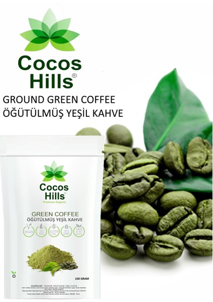 Ground Green Coffee Öğütülmüş Yeşil Kahve 750 gram