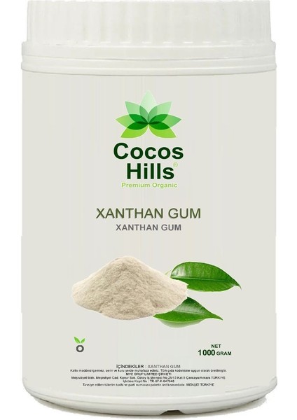 Xanthan Gum Gluten Free ( Glütensiz Ksantan Gam ) 1.000 Gram