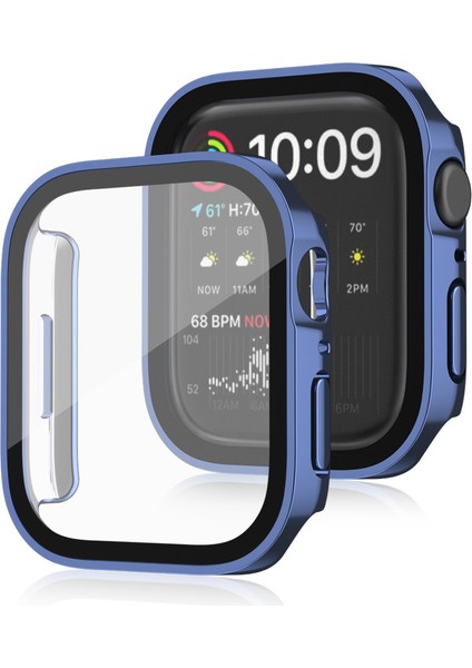 Apple Watch 6 7 8 9 40MM 41MM Uyumlu Rubber Kasa Ekran Koruyucu 360 Kılıf Kapak modelleri