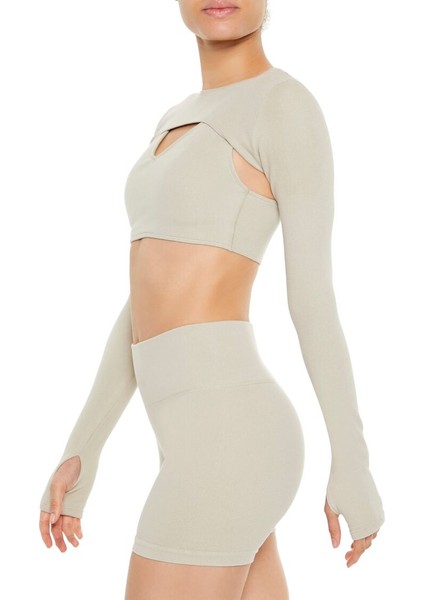 Dikişsiz Bolero Crop Top fırsatları