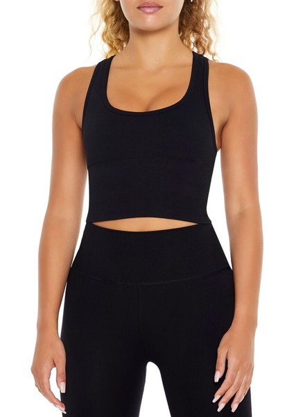 Active Dikişsiz Cutout Crop Top