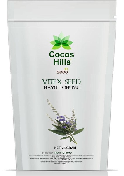 Vitex Seed Hayıt Tohumu 25 Gram