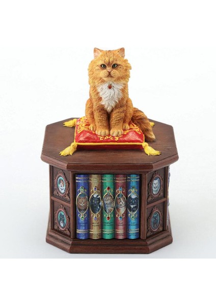 Veronese Serisi-Wise Karışık-Kütüphaneci Kedi-11*11*17 cm – Dekoratif Obje ve Koleksiyonluk Model