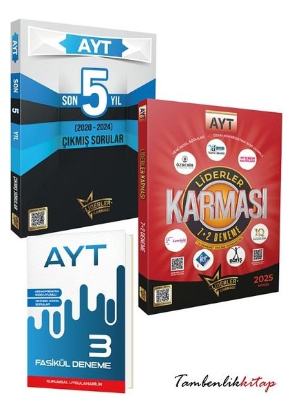 AYT Son 5 Yıl Çıkmış Sorular