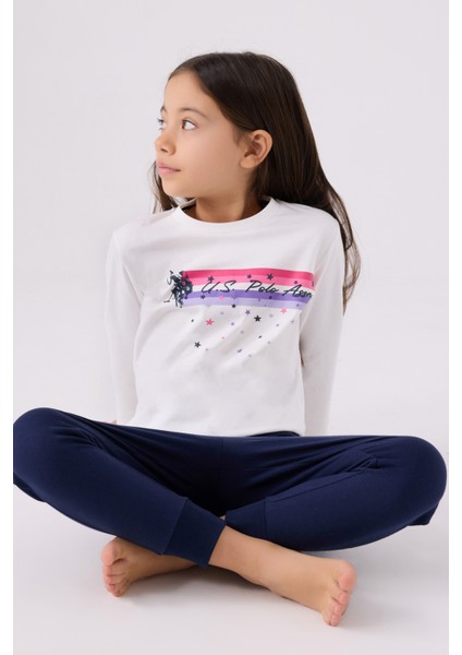 Kız Çocuk Bej Pijama Takım 50299861-VR011