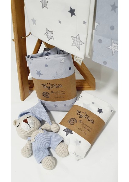 2'li Lastikli Bebek - Çocuk Çarşaf - Yastık Kılıfı Takımı