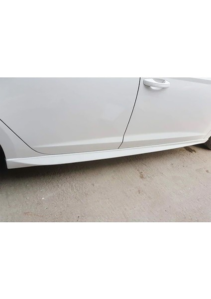 Chevrolet Cruze Aero Yan Marşpiyel Seti Mat Siyah Plastik 2 Adet