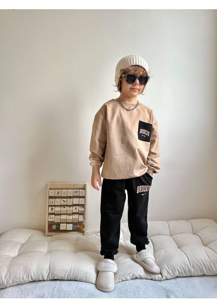 Yigit Butik Gömlek Cepli Erkek Çocuk Alt Üst Takım