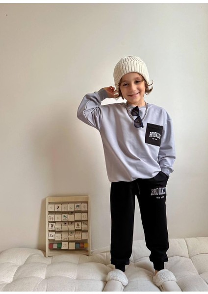 Yigit Butik Gömlek Cepli Erkek Çocuk Alt Üst Takım