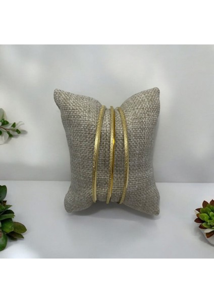 Stainless Steel Ajda Simli Desenli Gold Renk Bilezik indirimleri