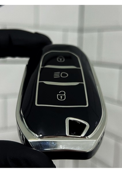 Peugeot 208 308 408 508 2008 3008 5008 Far Göstergeli Smart Nano Anahtar Kılıfı modelleri