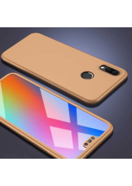 Huawei P20 Lite Kılıf Zore 360 3 Parçalı Rubber Kapak