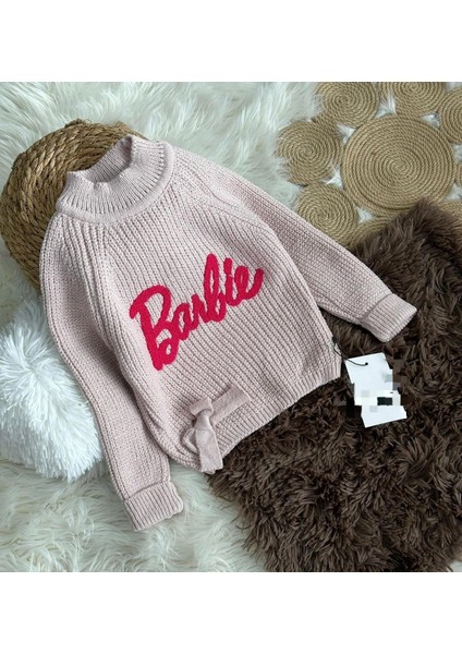 Yeni Sezon Balıkçı Yaka Punch Nakışlı Triko Kazak