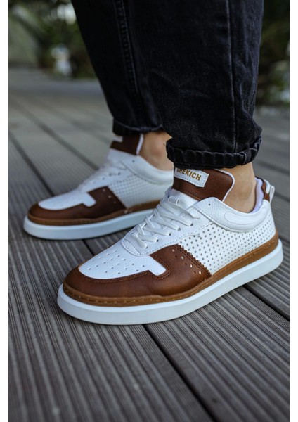 CH201 Cbt Hercules Erkek Ayakkabı Taba/beyaz