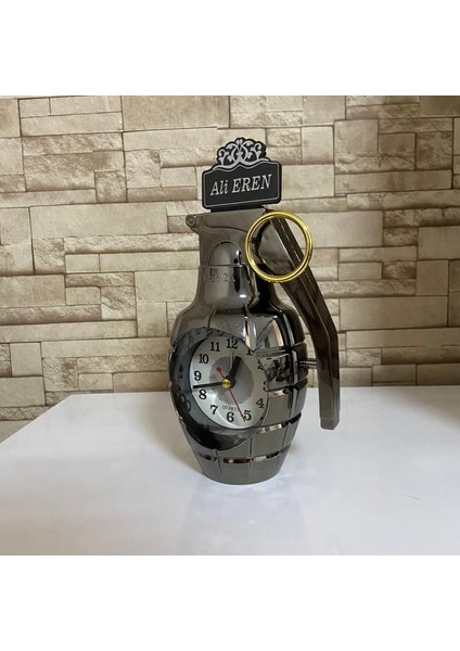 Kişiye Özel El Bombası Masa Saati