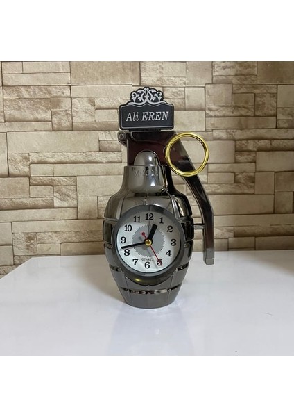 Kişiye Özel El Bombası Masa Saati