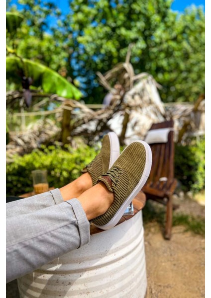 CH173 Kbt Velluto Erkek Ayakkabı Hakı