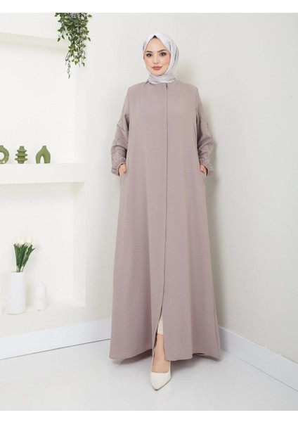 Kol Taş Detaylı Ferace