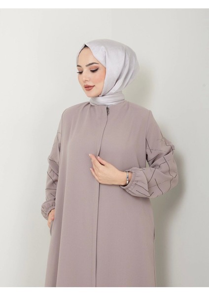 Kol Taş Detaylı Ferace indirimleri