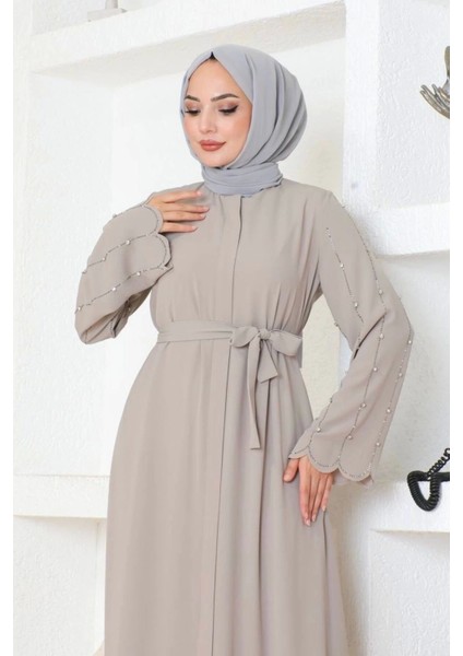 Kolları Taş Detaylı Ferace fiyatları