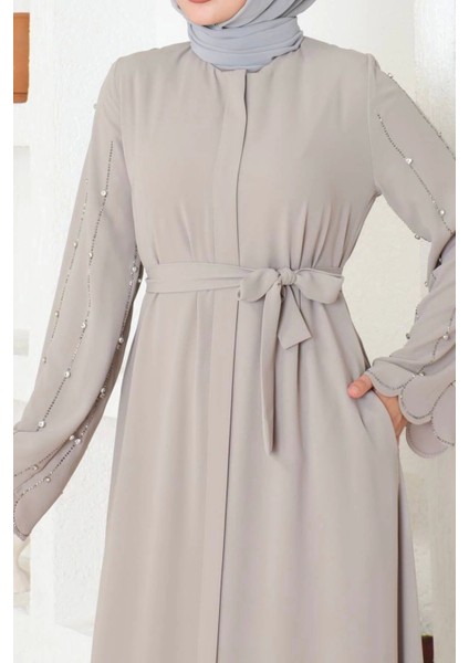 Kolları Taş Detaylı Ferace modelleri