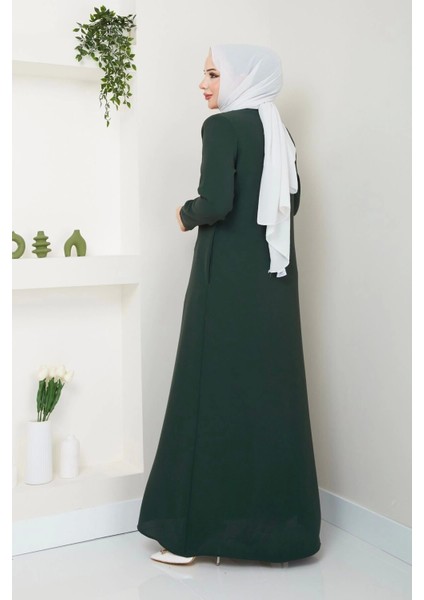 Ön ve Bilek Taş Detaylı Ferace fırsatları