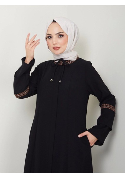 Nakış Işlemeli Büyük Beden Ferace fırsatları
