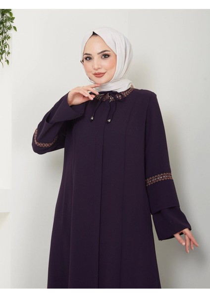 Nakış Işlemeli Büyük Beden Ferace fırsatları