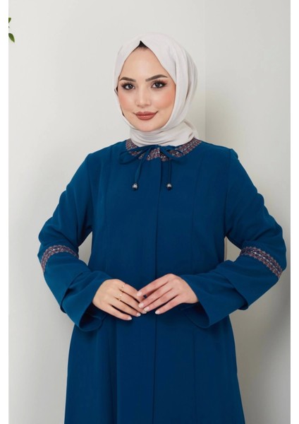 Nakış Işlemeli Büyük Beden Ferace fırsatları