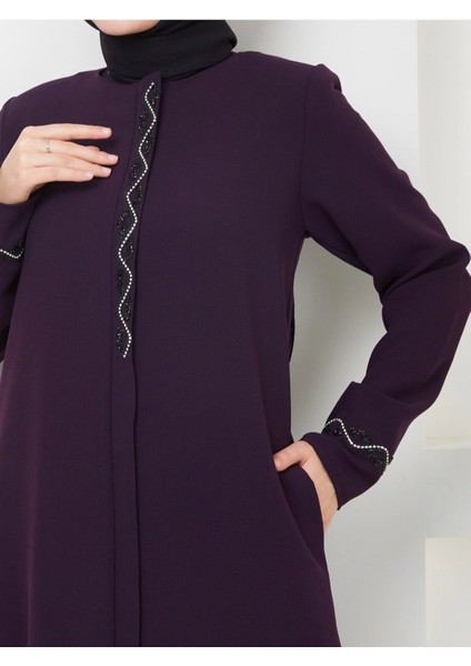 Büyük Beden Taş Detaylı Ferace fırsatları