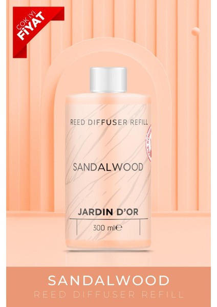 Sandal Ağacı Oda Kokusu Yedek Şişe - 300 ml