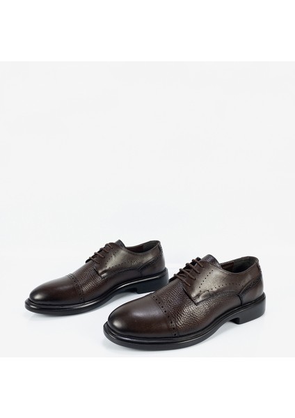 Erkek Kahverengi Deri Ortopedik Klasik Ayakkabı fiyatları