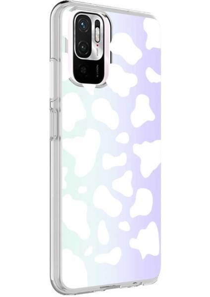 Xiaomi Redmi Note 10S Kılıf Zore M-Blue Desenli Kapak