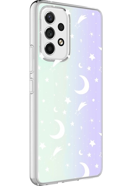 Galaxy A53 5g Kılıf Zore M-Blue Desenli Kapak