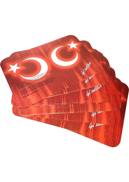 Karne Kabı Türk Bayraklı - Istiklal Marşı