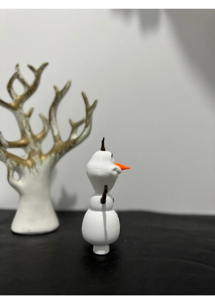 Karlar Ülkesi Temalı 3D Baskı Olaf Kardan Adam Figürü 12CM - Frozen Hediyelik ve Dekoratif modelleri