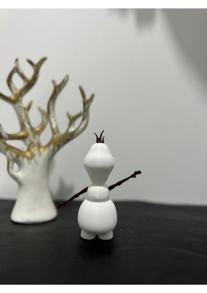 Karlar Ülkesi Temalı 3D Baskı Olaf Kardan Adam Figürü 12CM - Frozen Hediyelik ve Dekoratif fırsatları