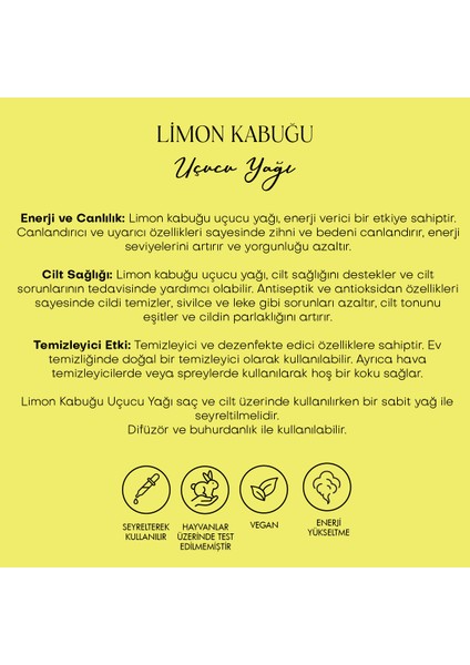 Limon Kabuğu Uçucu Yağı (10 ml)