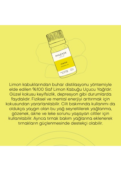 Limon Kabuğu Uçucu Yağı (10 ml)