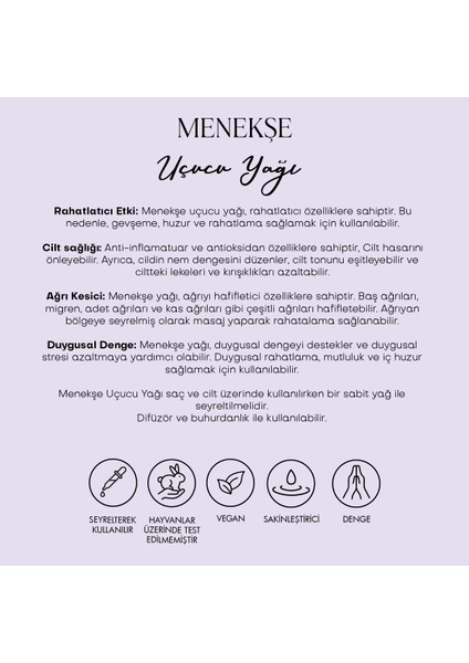 Menekşe Uçucu Yağı (5 ml)