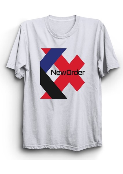 New Order, Vrs-02, Rock Metal Müzik Grubu, Unisex %100 Pamuk Tişört