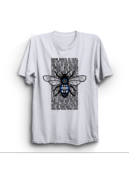 New Order, Blue Monday Lyrics, Fly, Rock Metal Müzik Grubu, Unisex %100 Pamuk Tişört